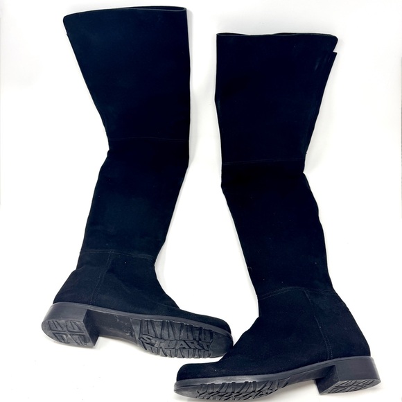 Stuart Weitzman Hilo Black Over-the-Knee Boots - Picture 5 of 16